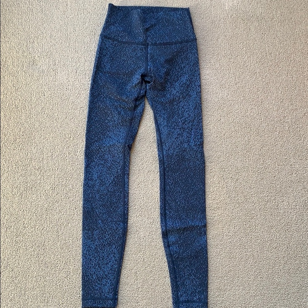 Blue Lululemon Leggings